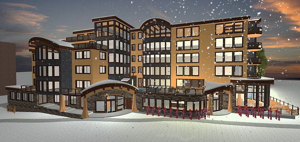 Hotel Concept for Ski Hill