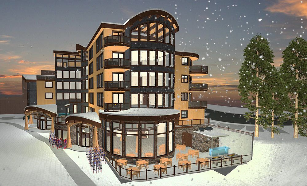 Hotel Concept for Ski Hill