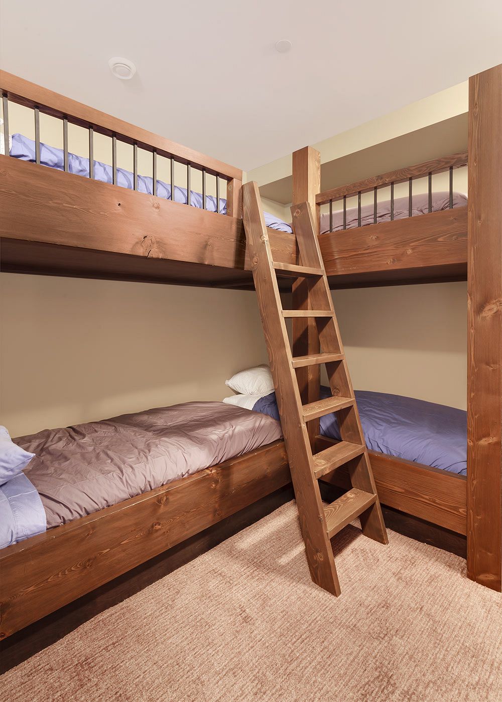 Custom bunks with smooth finish timbers.